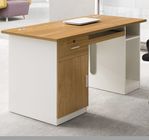 Durable Colored Particle Board Office Furniture With Melamine Paper Coated MDF