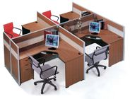 Environmental Friendly Hardwood Home Office Desk , Small MDF Wooden PC Table