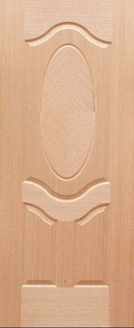 Building Materials MDF Door Skin With Decorative Melamine Paper Covered 920kg/cbm